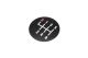 DAP Shift Knob (Modular) - Coins-Black - 6 Speed Enamel Filled White w Pink 
