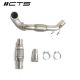 CTS Turbo - Exhaust Downpipe With High Flow Cat | 1.8T MQB FWD (MK7/MK7 Golf, Sportwagen, A3 FWD) (No Longer Available)