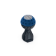 BFI Heavy Weight Shift Knob - GSB / MK8 DSG - Blue Alcantara - Black Anodized - VW / Audi 