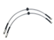 Stainless Steel Brake Line Set (Clear) - Front (2 Line Set) - 2008-16 (B8) Audi A4/S4/A5/S5