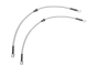Stainless Steel Brake Line Set (Clear) - Front (2 Line Set) - 2006-2010 (Mk5/Mk6) VW Golf/Jetta/EOS/CC