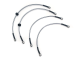 Stainless Steel Brake Line Kit (Clear) - Front & Rear (4 Line Set) - 2004-13 VW Touareg/ 2007-13 (4L) Q7