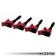 High Output Ignition Coil EA8XX Engines - Red (Set of 4)