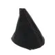 BFI VW MK8 Manual Shift Boot - Black Alcantara - Red Stitch