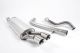 Non-Resonated Cat-Back Exhaust System with Twin Polished Trims