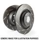 EBC Front Slotted & Dimpled Brake Rotors - Pair (312x25)