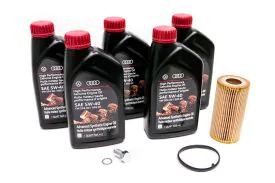 5K Mile Maintenance Kit for 2.0T FSI with Magnetic Drain Plug - 06F198002AGRP

