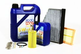 Liquimoly - 40K Mile Maintenance Kit for 2.5L 5 Cylinder with Magnetic Drain Plug