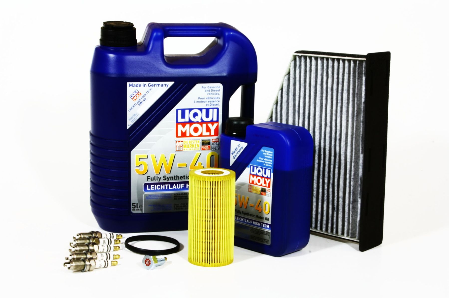 40K Mile Maintenance Kit for 2.5L 5 Cylinder (For Enthusiasts) with Magnetic Drain Plug