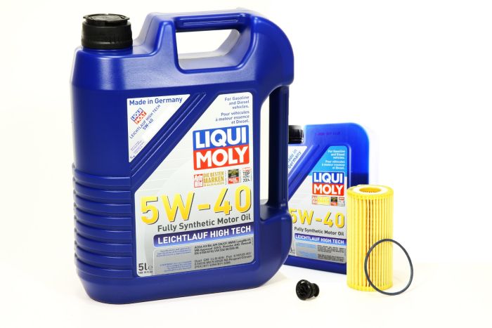 Liqui Moly Top Tec 4100 + Mahle VW2OILFLTR1KIT Oil Change Kit - 5W-30 Fully  Synthetic - Audi, Porsche, VW