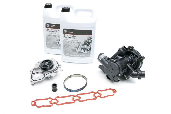 Thermostat and Water Pump (2.0t Golf R, S3, TT and TTS) w/ Install Kit