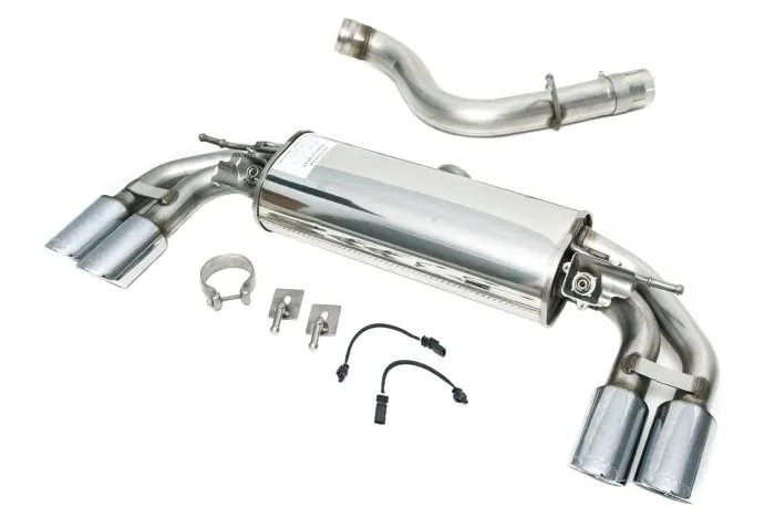 Quad Tip Muffler for MK7 Golf R (Oettinger) - Genuine VW/Audi