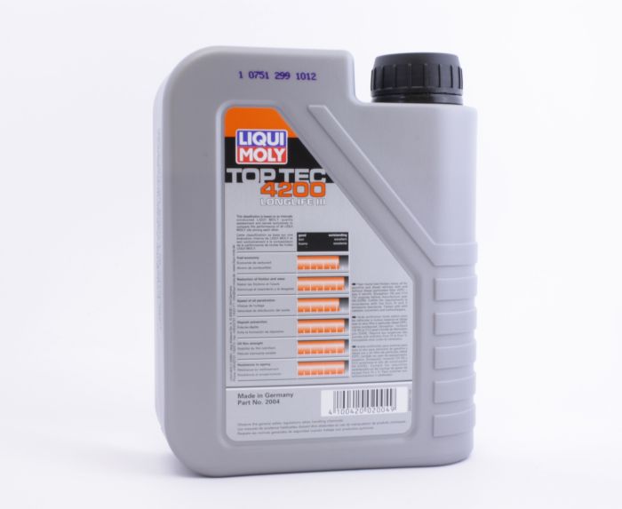 LM2004 - Oil 5W30 Liquimoly 1 Liter Top Tech 4200 Long Life III