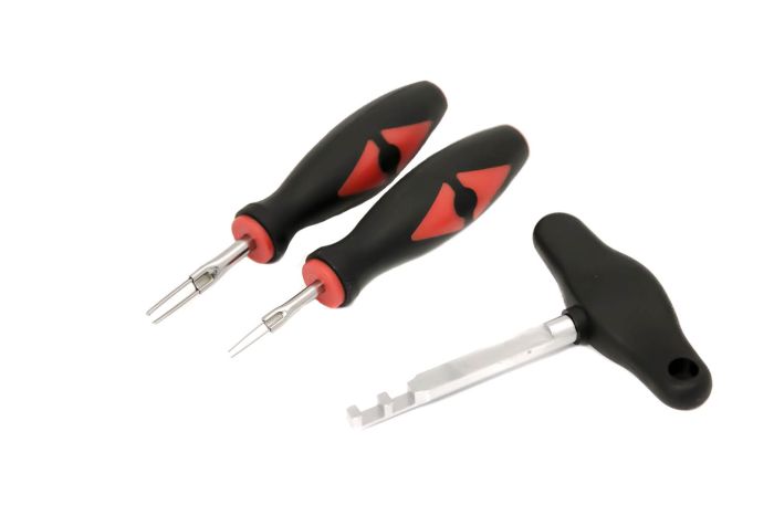 2x Car Terminal Removal Tool Kit Connector Pin Release Puller for Audi for  VW BT