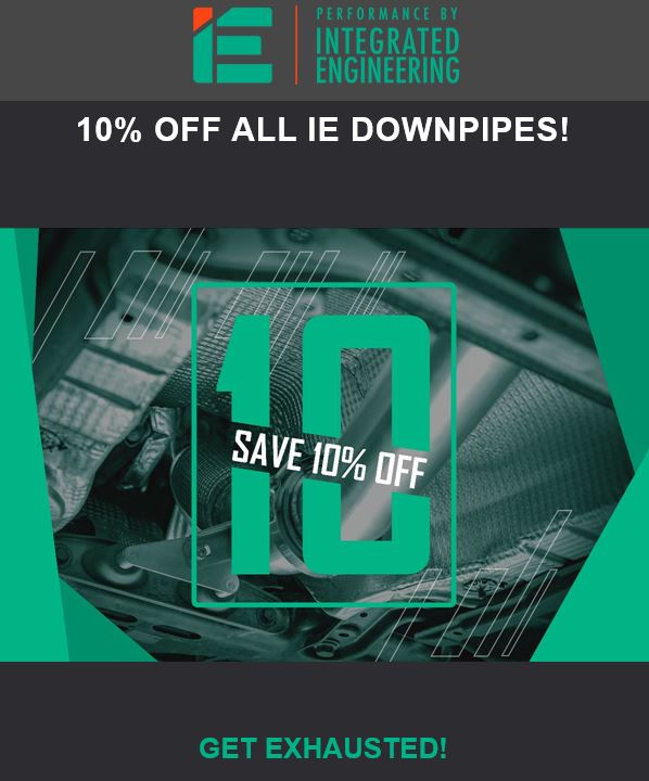 Integrated Engineering - Downpipe Sale 2020!