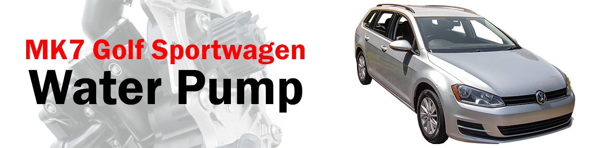 Volkswagen MK7 Golf Sportwagen Water Pump – Locate Problems, How to, and Tips