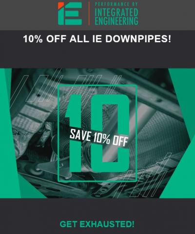 Integrated Engineering - Downpipe Sale 2020!
