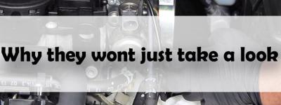 Why your dealer can't or won't "Just take a look"