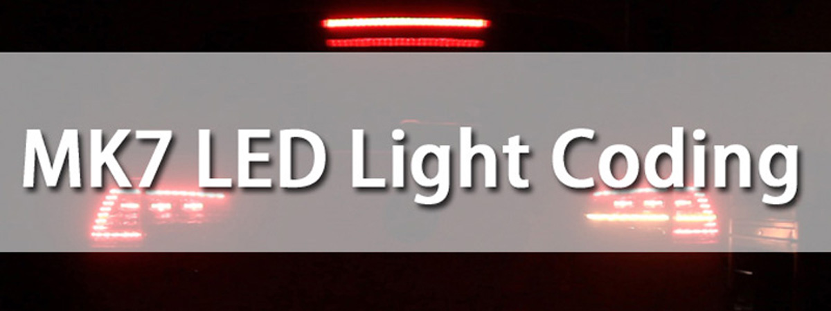 Deutsche Auto Parts- No-Splice MK7 LED Harness Coding Instructions