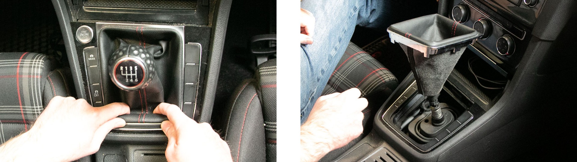 MK7 Interior Shift Boot/Trim Removal