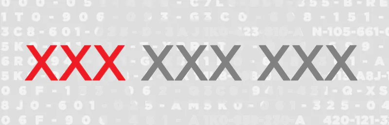How VW and Audi Part Numbers Work
