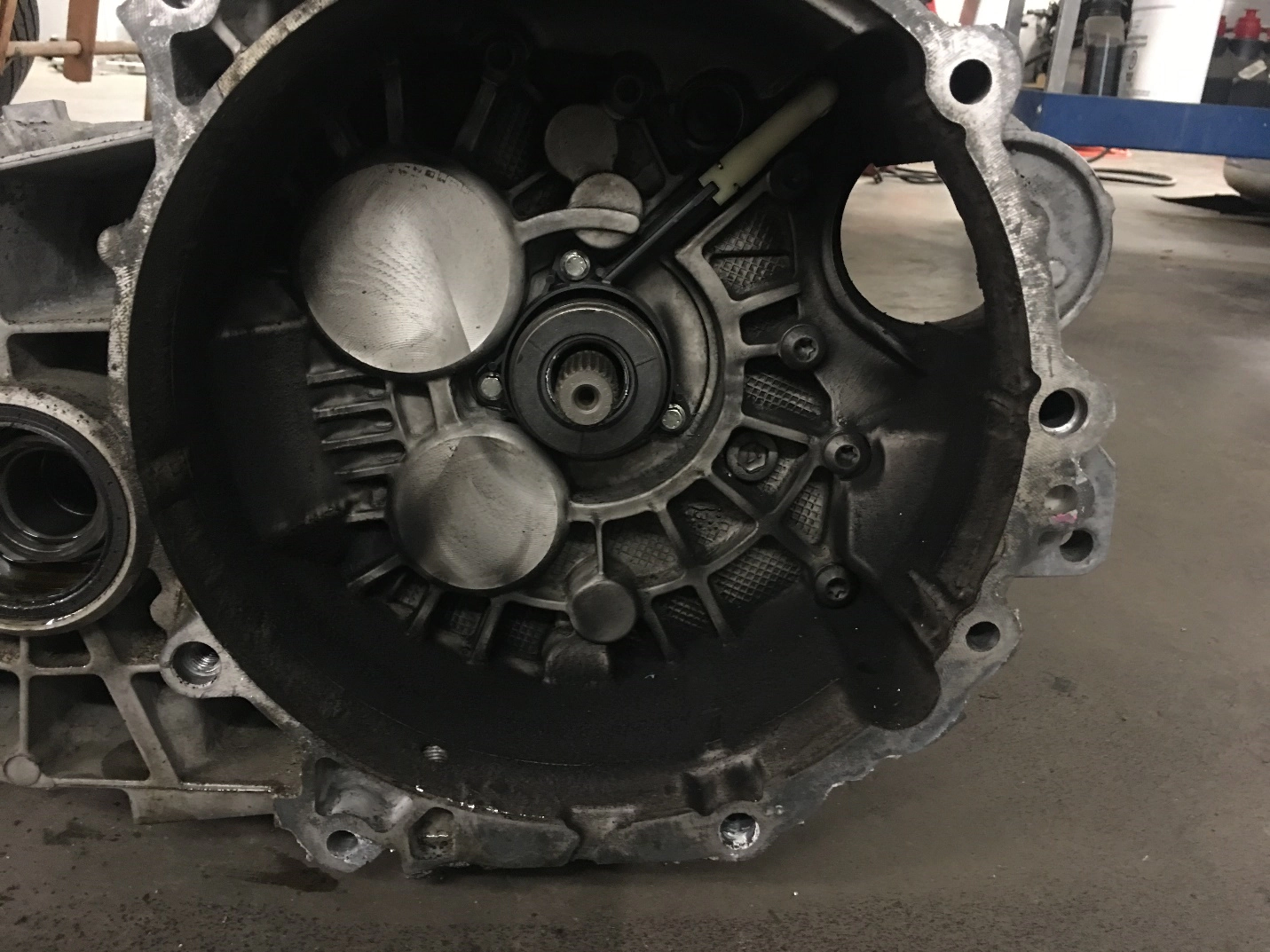 MK7 Manual Trans Removed