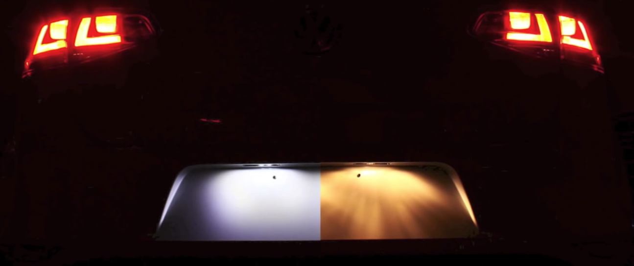 OEM vs LED License Plate Lights