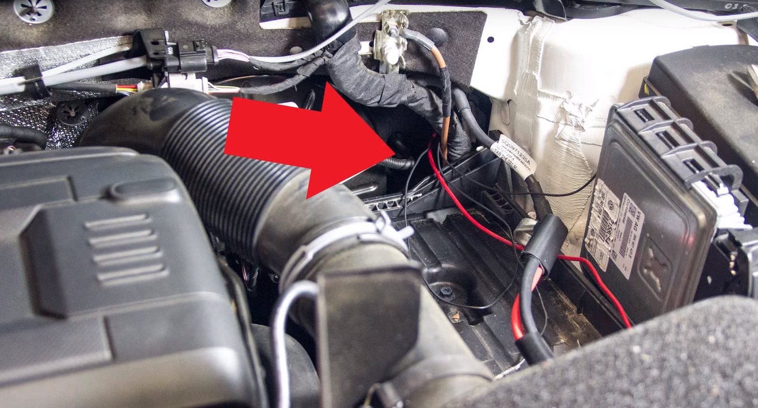 boost wire engine bay