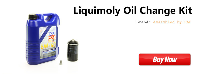 VW CC 2.0t TSI Liquimoly Oil Change Kit