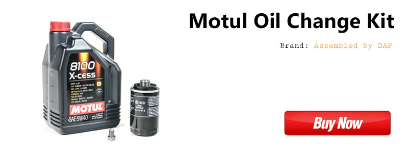 VW CC 2.0t TSI Motul Oil Change Kit